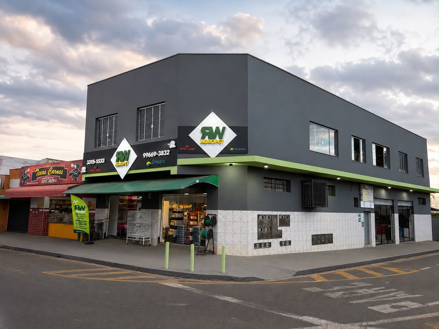 Fachada da RW Agropet em Uberaba - MG
